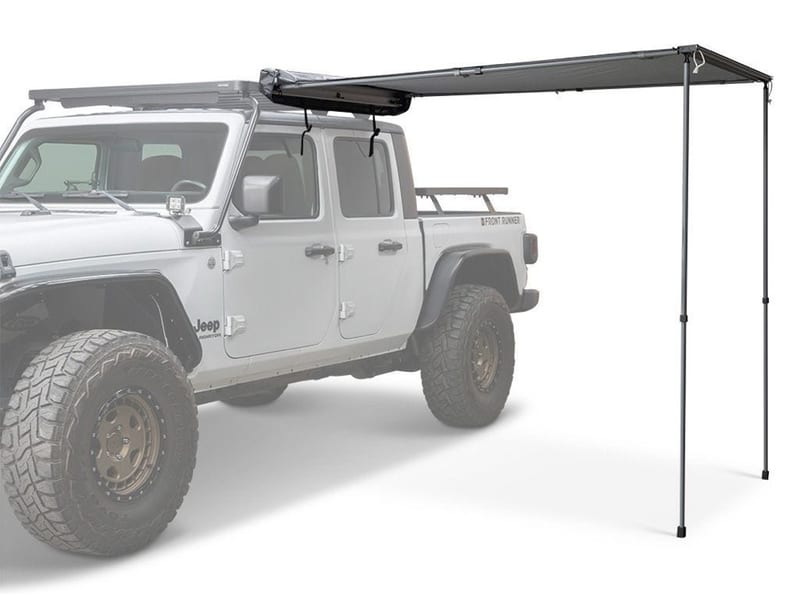 Easy-Out Awning opened on the side of a vehicle