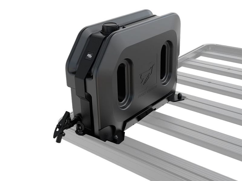 Pro Water Tank 20 L mounted on a roof rack