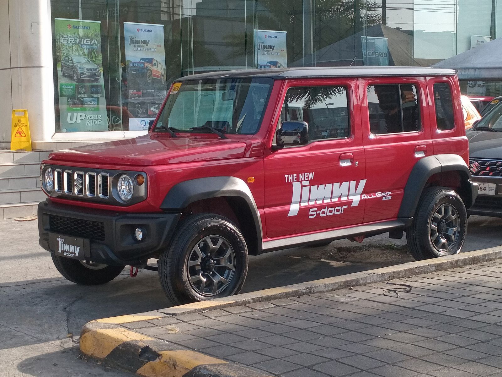 The five-door Suzuki Jimny JC74 1.5 GLX, launched in late 2023 with a longer wheelbase and usable rear seats