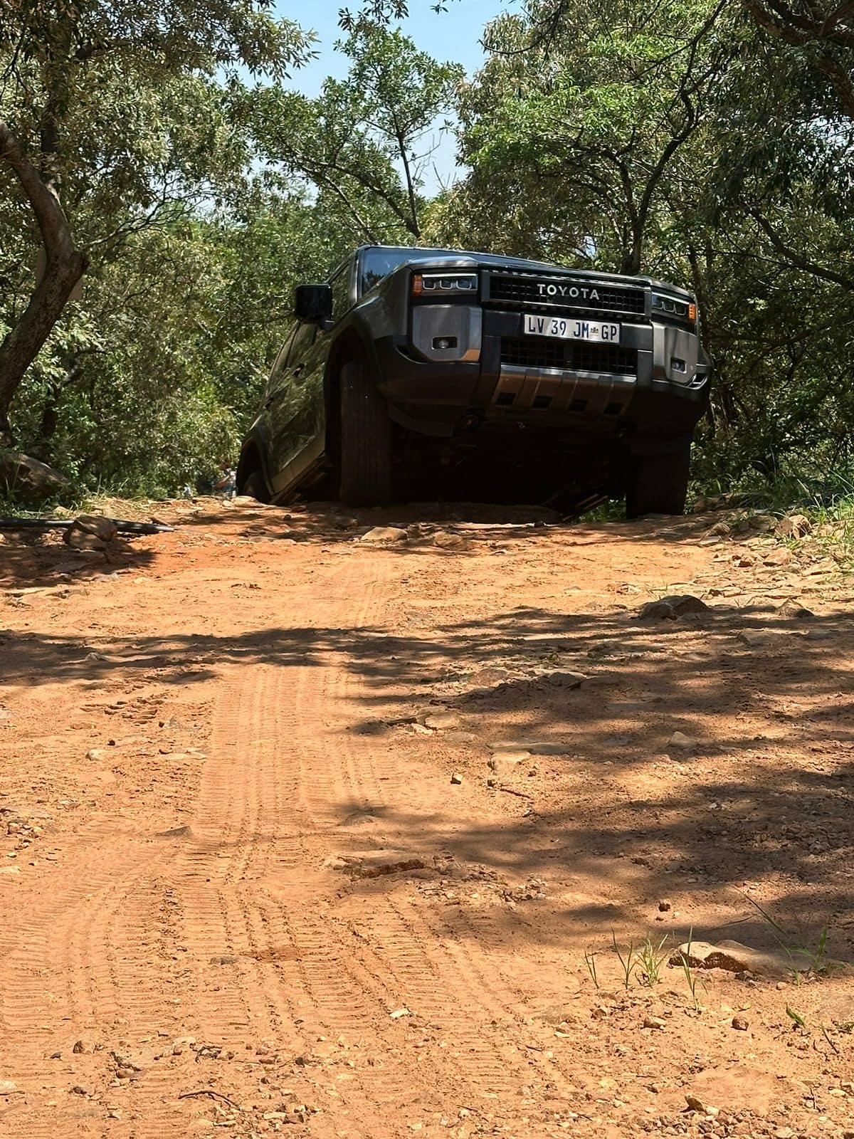 4x4 on dirt track